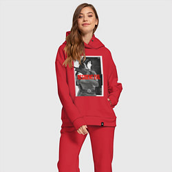 Женский костюм оверсайз Ада Вонг - Resident evil, цвет: красный — фото 2