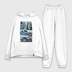 Женский костюм оверсайз Mercedes-Benz 190E V1, цвет: белый