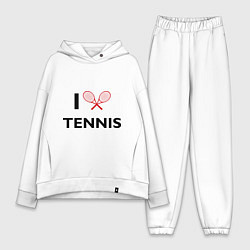 Женский костюм оверсайз I Love Tennis