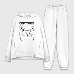 Женский костюм оверсайз Deftones - rock cat