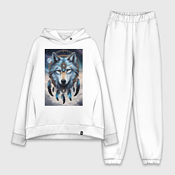 Женский костюм оверсайз Шаман волк