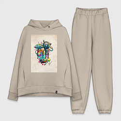 Женский костюм оверсайз Machinarium