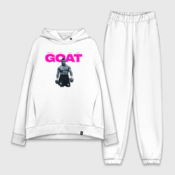 Женский костюм оверсайз Майк Тайсон - Величайший всех времен, цвет: белый