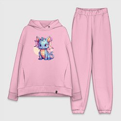 Женский костюм оверсайз Cute dragon cat