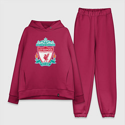 Женский костюм оверсайз Liverpool fc sport collection, цвет: маджента