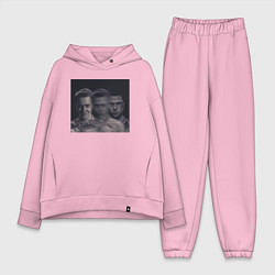 Женский костюм оверсайз Тайлер Дёрден, цвет: светло-розовый