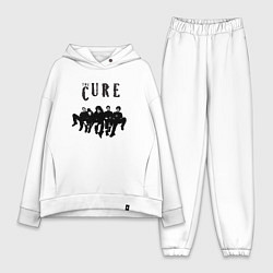 Женский костюм оверсайз The Cure - A Band, цвет: белый