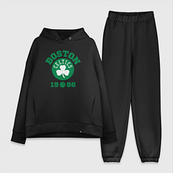 Женский костюм оверсайз Boston Celtics 1986, цвет: черный