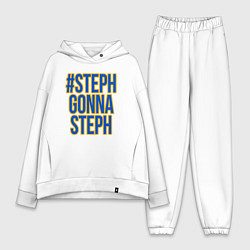 Женский костюм оверсайз Steph gonna Steph, цвет: белый