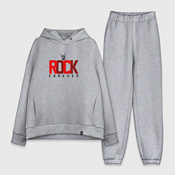 Женский костюм оверсайз Rock forever four