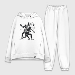 Женский костюм оверсайз Мощный удар боксёра