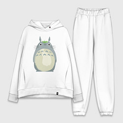 Женский костюм оверсайз Neighbor Totoro, цвет: белый