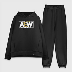 Женский костюм оверсайз All Elite Wrestling AEW, цвет: черный