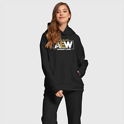 Женский костюм оверсайз All Elite Wrestling AEW, цвет: черный — фото 2