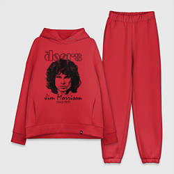 Женский костюм оверсайз The Doors Jim Morrison, цвет: красный