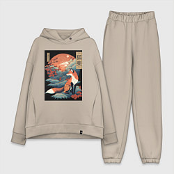 Женский костюм оверсайз Лиса в японском стиле