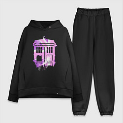 Женский костюм оверсайз Pink tardis