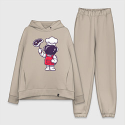 Женский костюм оверсайз Повар космонавт