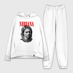 Женский костюм оверсайз Nirvana kurt donald cobain