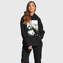 Женский костюм оверсайз Реинкарнация безработного Сильфиетта арт, цвет: черный — фото 2