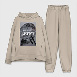 Женский костюм оверсайз Художник палитра aesthetic