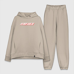 Женский костюм оверсайз Ateez logo