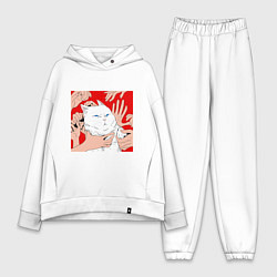 Женский костюм оверсайз Измученный кот и руки