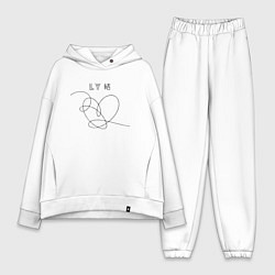 Женский костюм оверсайз BTS Love