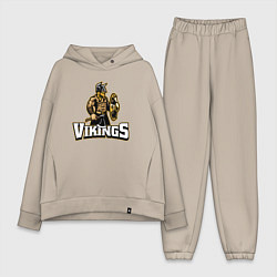 Женский костюм оверсайз Vikings team