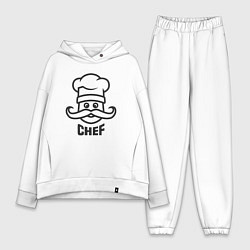 Женский костюм оверсайз Chef