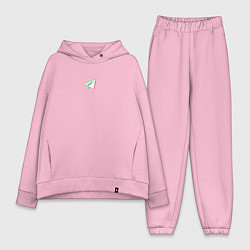 Женский костюм оверсайз Самолётик телеграм