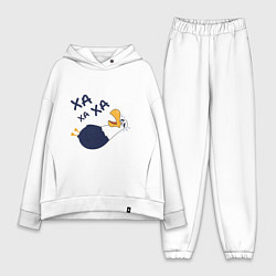 Женский костюм оверсайз Смеющийся орел