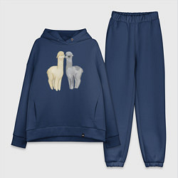 Женский костюм оверсайз Ламы