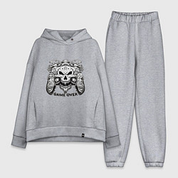 Женский костюм оверсайз Череп джойстик game over