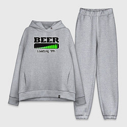 Женский костюм оверсайз Beer loading
