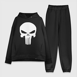 Женский костюм оверсайз Punisher logo
