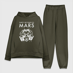 Женский костюм оверсайз Thirty Seconds to Mars rock dog