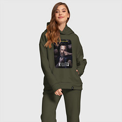 Женский костюм оверсайз Боб Оденкёрк Никто, цвет: хаки — фото 2