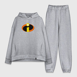 Женский костюм оверсайз Суперсемейка