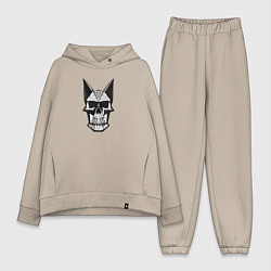 Женский костюм оверсайз Skull symbol