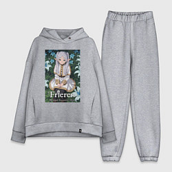 Женский костюм оверсайз Фрирен в лилиях