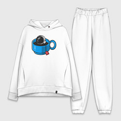 Женский костюм оверсайз Space tea