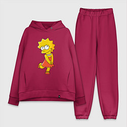 Женский костюм оверсайз Lisa Simpson