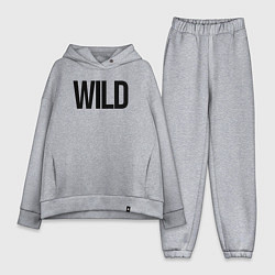 Женский костюм оверсайз Wild
