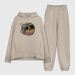 Женский костюм оверсайз Космическая лапша