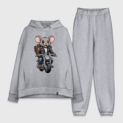 Женский костюм оверсайз Biker mice