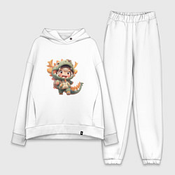 Женский костюм оверсайз Ребенок в костюме дракона