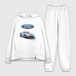 Женский костюм оверсайз Ford motorsport - sketch