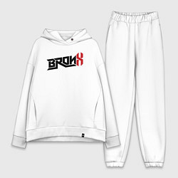 Женский костюм оверсайз USA Bronx, цвет: белый