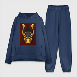 Женский костюм оверсайз Black Legion Insignia, цвет: тёмно-синий